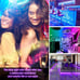 49ft Smart LED Strip Lights RGBW with Remote App Control