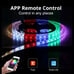 49ft Smart LED Strip Lights RGBW with Remote App Control