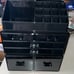 Makeup Organizer 3 Pieces Cosmetic Storage Case with 6 Drawers (Black)