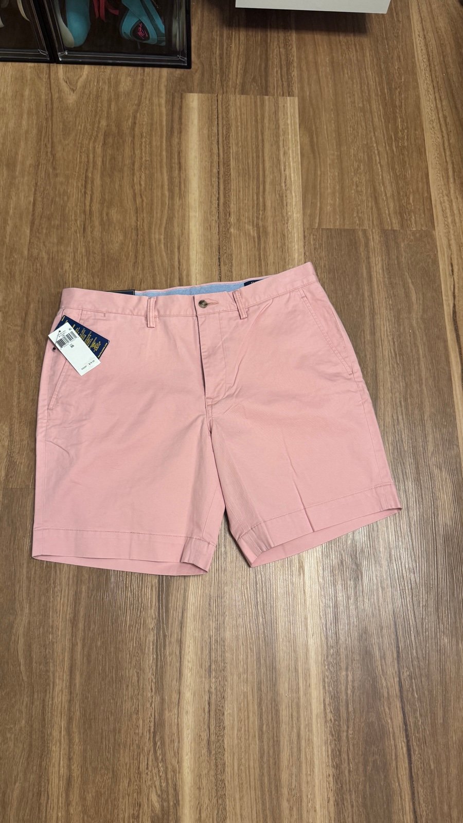 Polo Ralph Lauren 8-Inch Stretch Straight Fit Chino Short Size 35 Retail 79