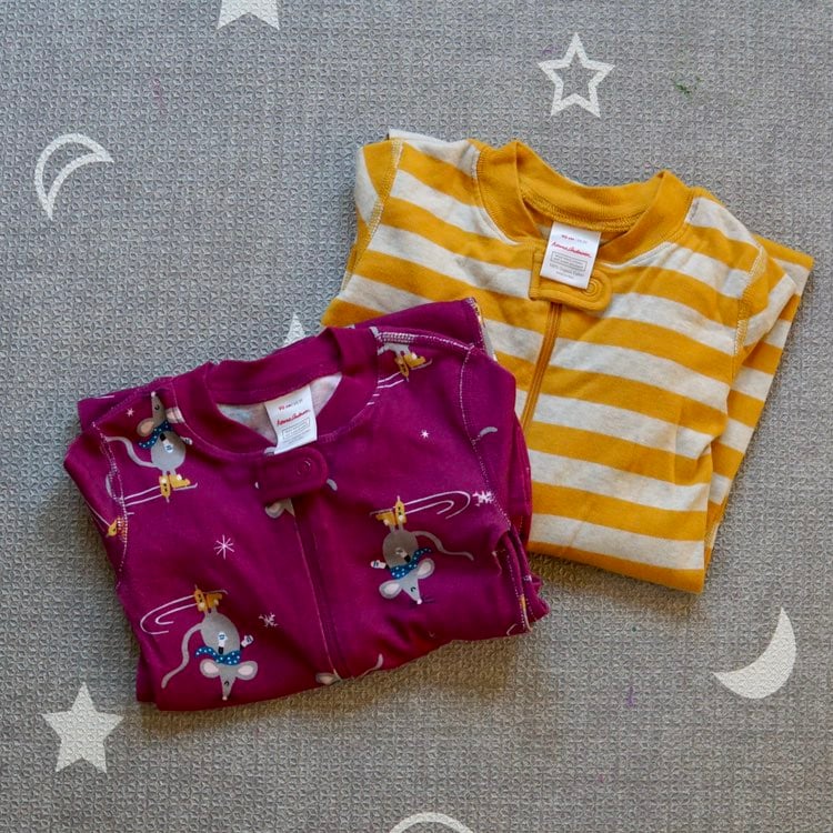 Hanna Andersson Girl Pajamas Bundle Sz 3T 90cm