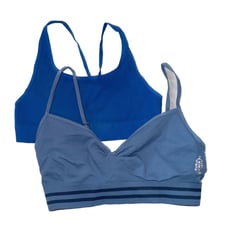 Bundle of 2 Free People Free Movement/Intimately Blue Bras