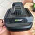 EGO battery and charger