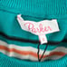 Parker Aqua Striped Sleeveless Knit Top Size Small New