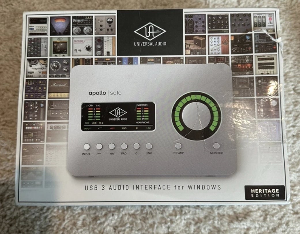 Universal Audio Apollo Solo Heritage Edition, APLS-HE Thunderbolt 3 Edition NWOB