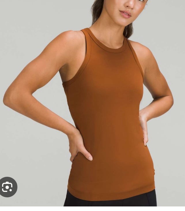 LULULEMON ALIGH CAMEL TANK SIZE 12
