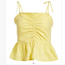 Anthropologie peplum top