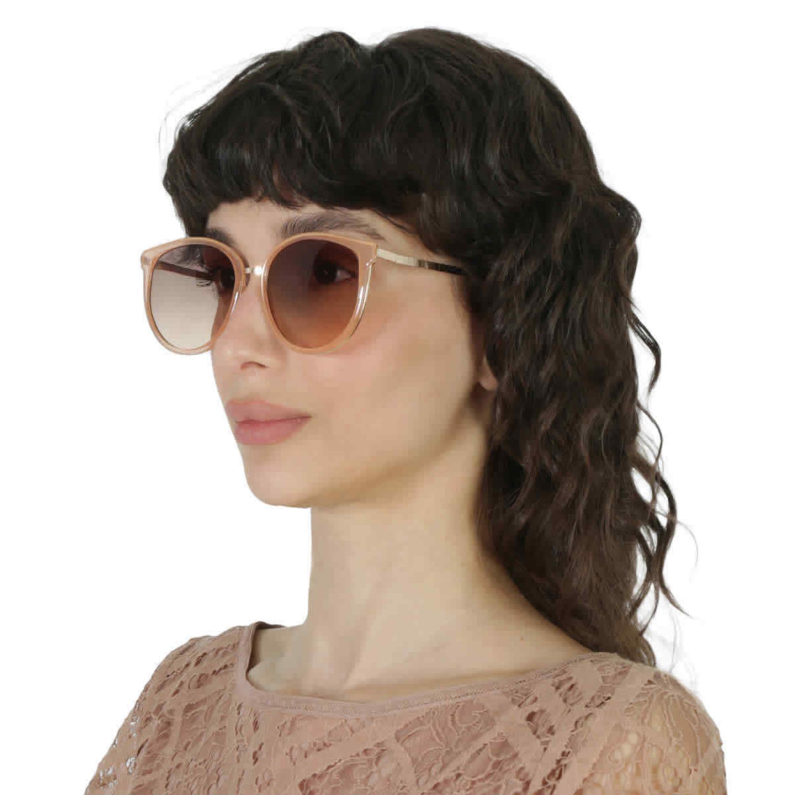 Guess Factory Brown Gradient Teacup Ladies Sunglasses