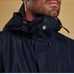 Barbour Mens Jacket Blue 2XL Foxtrot Hooded Raincoat Waterproof Outdoor Casual