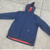 Barbour Mens Jacket Blue 2XL Foxtrot Hooded Raincoat Waterproof Outdoor Casual