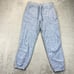 Athleta Retreat Blue Chambray Linen Jogger Pants Zip pockets 531704 Size 6
