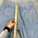 Athleta Retreat Blue Chambray Linen Jogger Pants Zip pockets 531704 Size 6