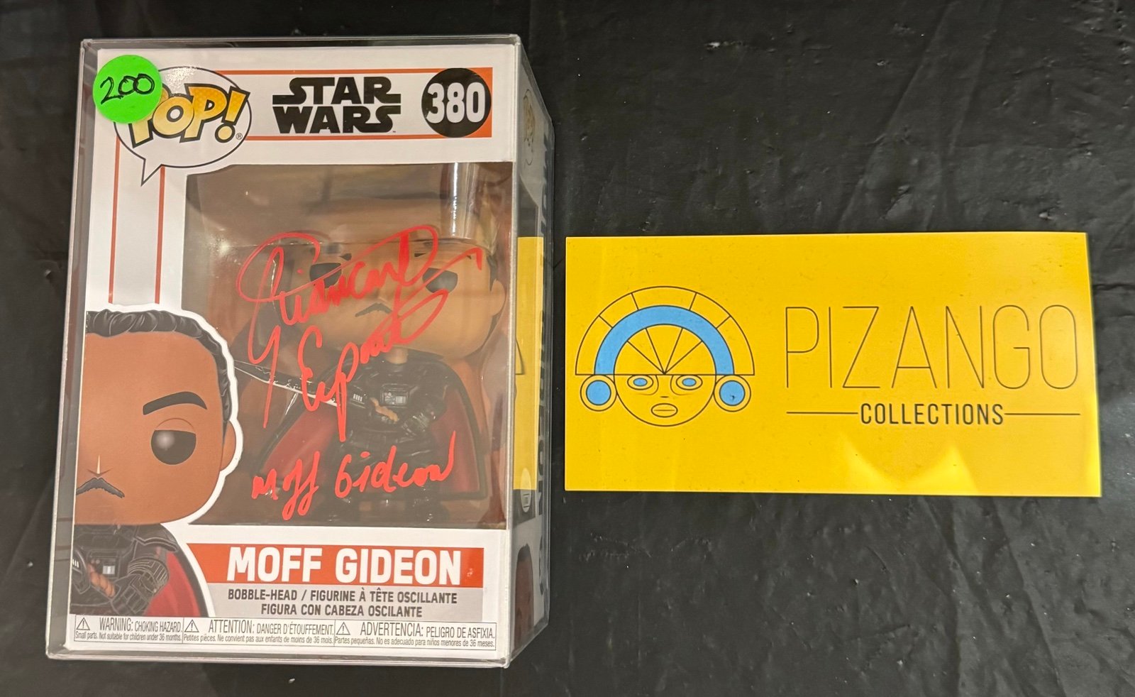 Moff Gideon 380 Signed PSA Certified Funko pop