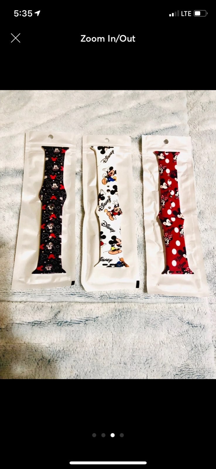 44mm Disney Apple Watch Band Bundle (M/L