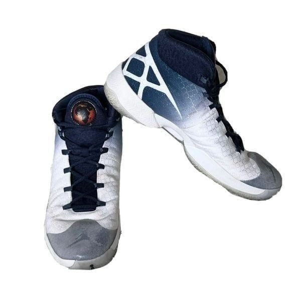 Nike Air Jordan XXX SAMPLE Promo Sneakers Shoes - Size 11.5 Wolf Gray Navy White