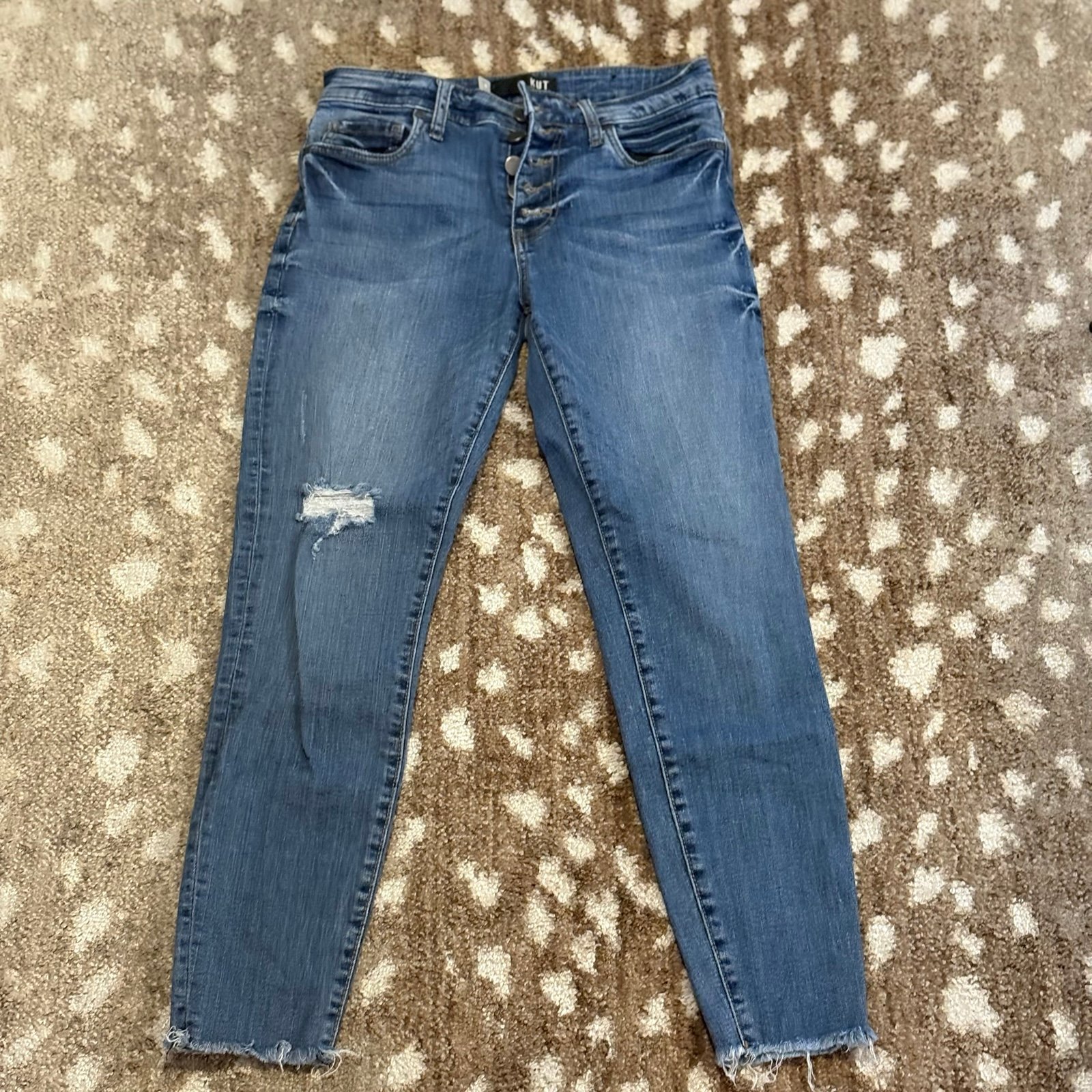 Blue Kut From The Kloth High Rise Capri Skinny Jeans