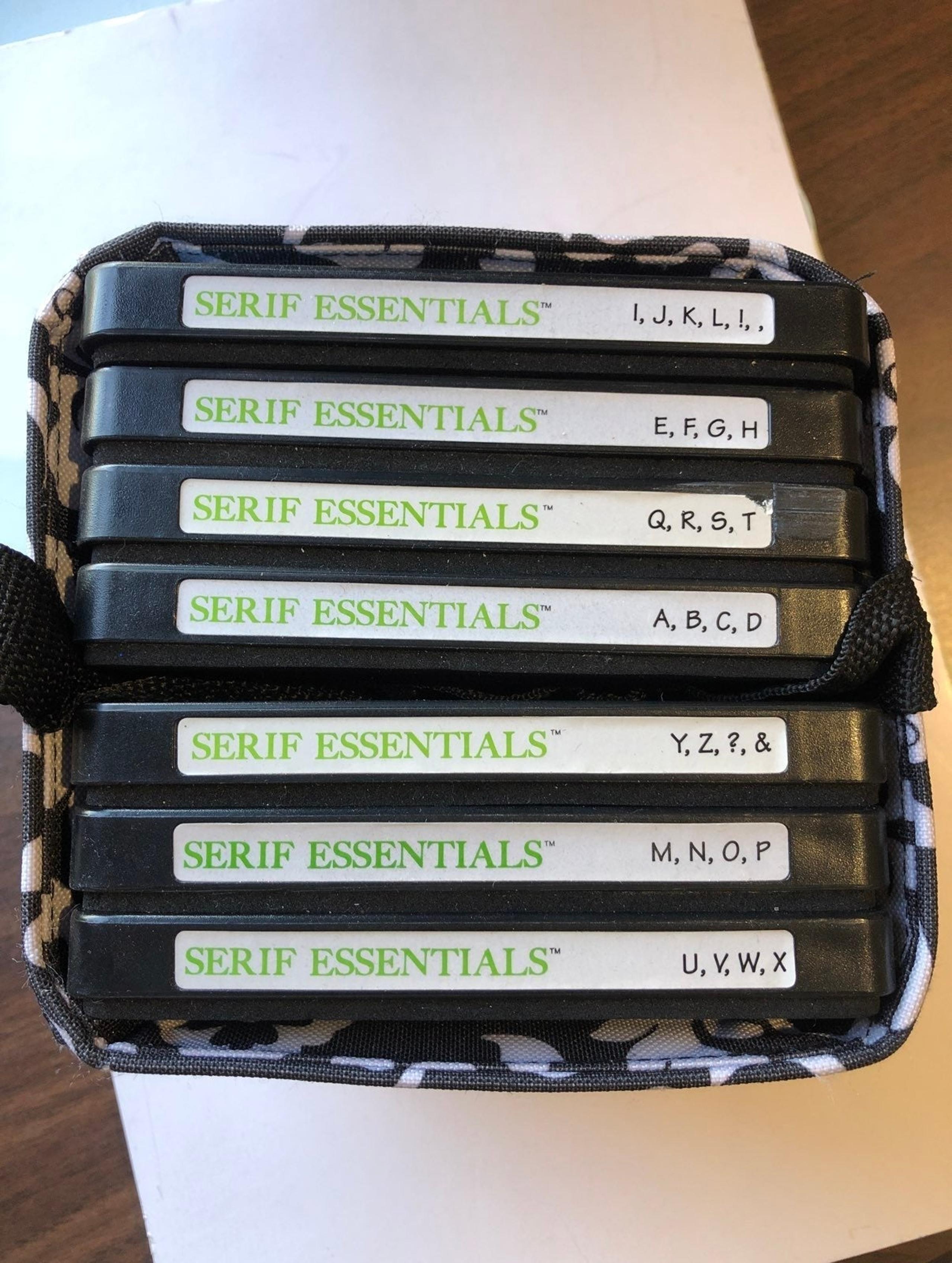 Stampin UP Full alphabet DIES
