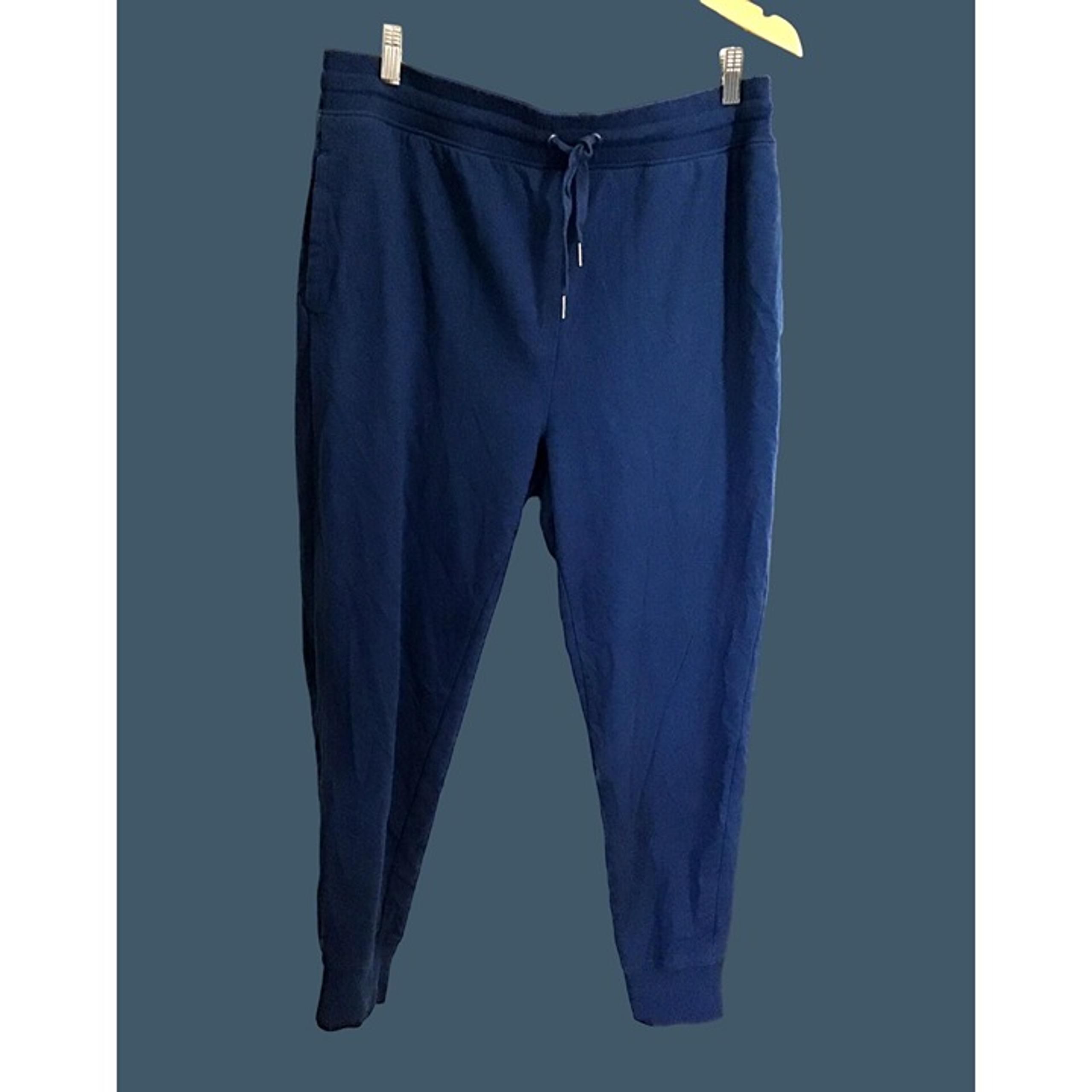 GAP MENS NAVY JOGGER ELASTIC WAIST TAPPER LEG SIZE LARGE