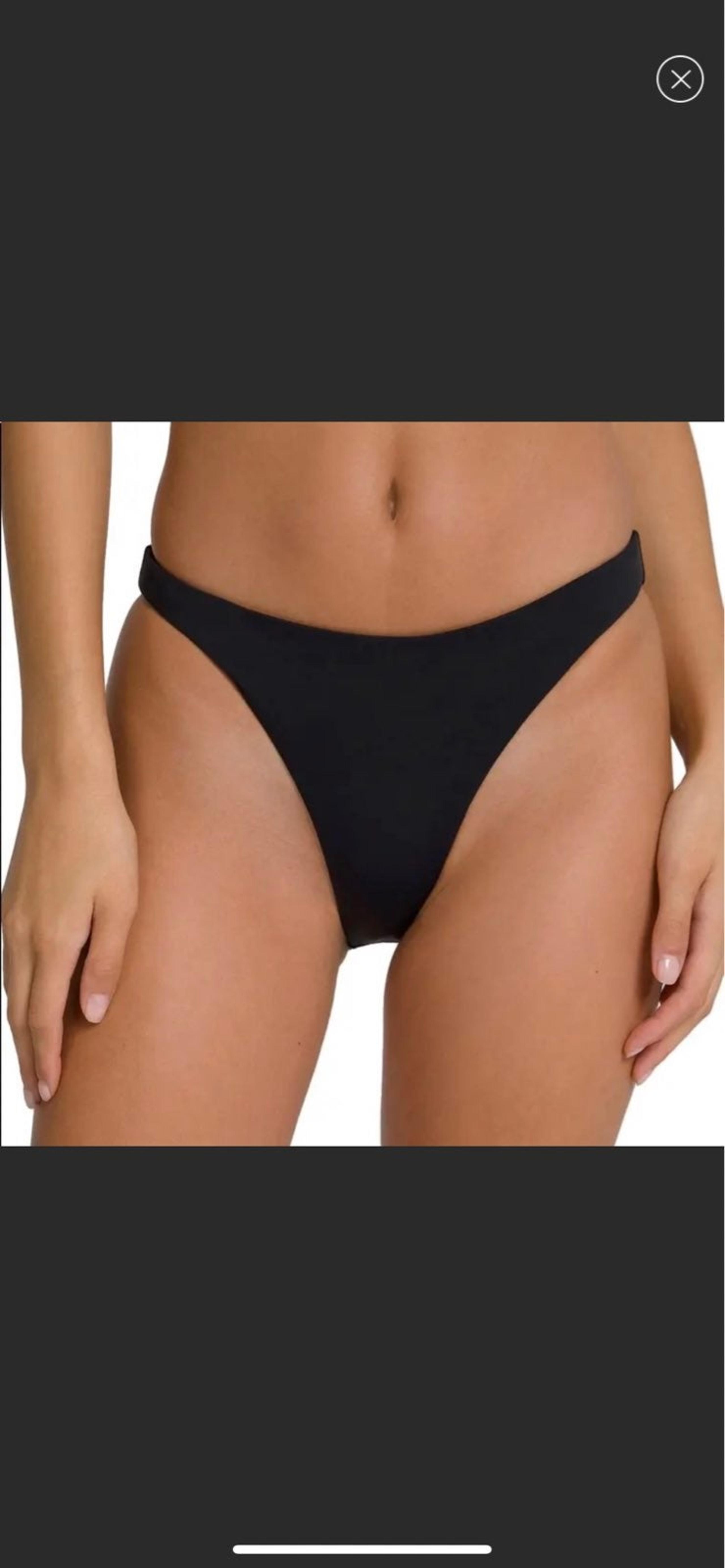 American Apparel Tricot Black Bikini
