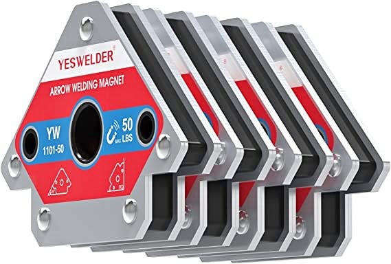 4-Pack of Magnetic Welding Holder 50 LBS Holding Power Welding