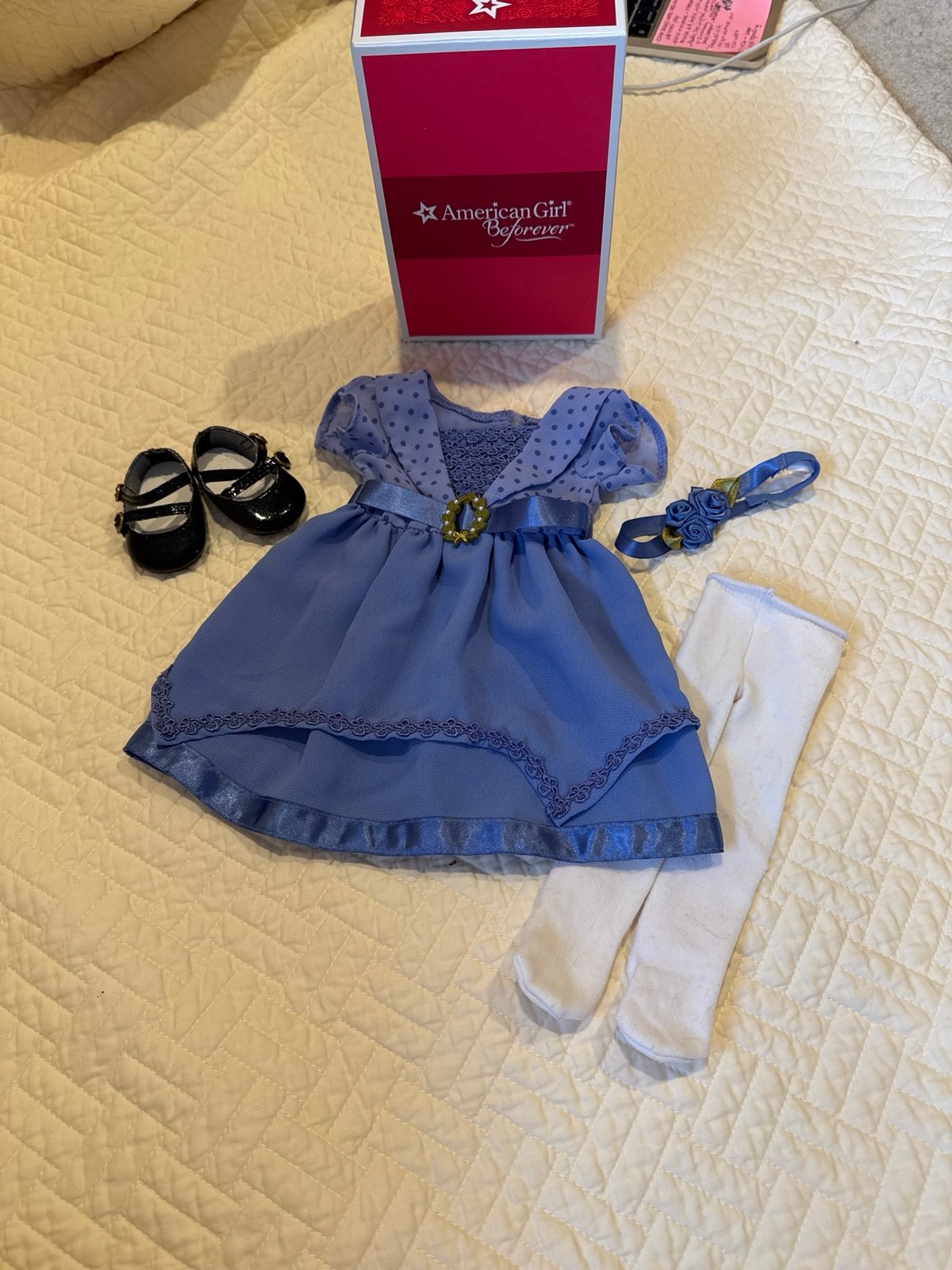 American Girl Rebecca’s Complete Holiday Outfit 2014 - Retired in 2018