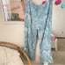 Abercrombie & Fitch Long Crinkle Textured Pull On Palazzo Pants