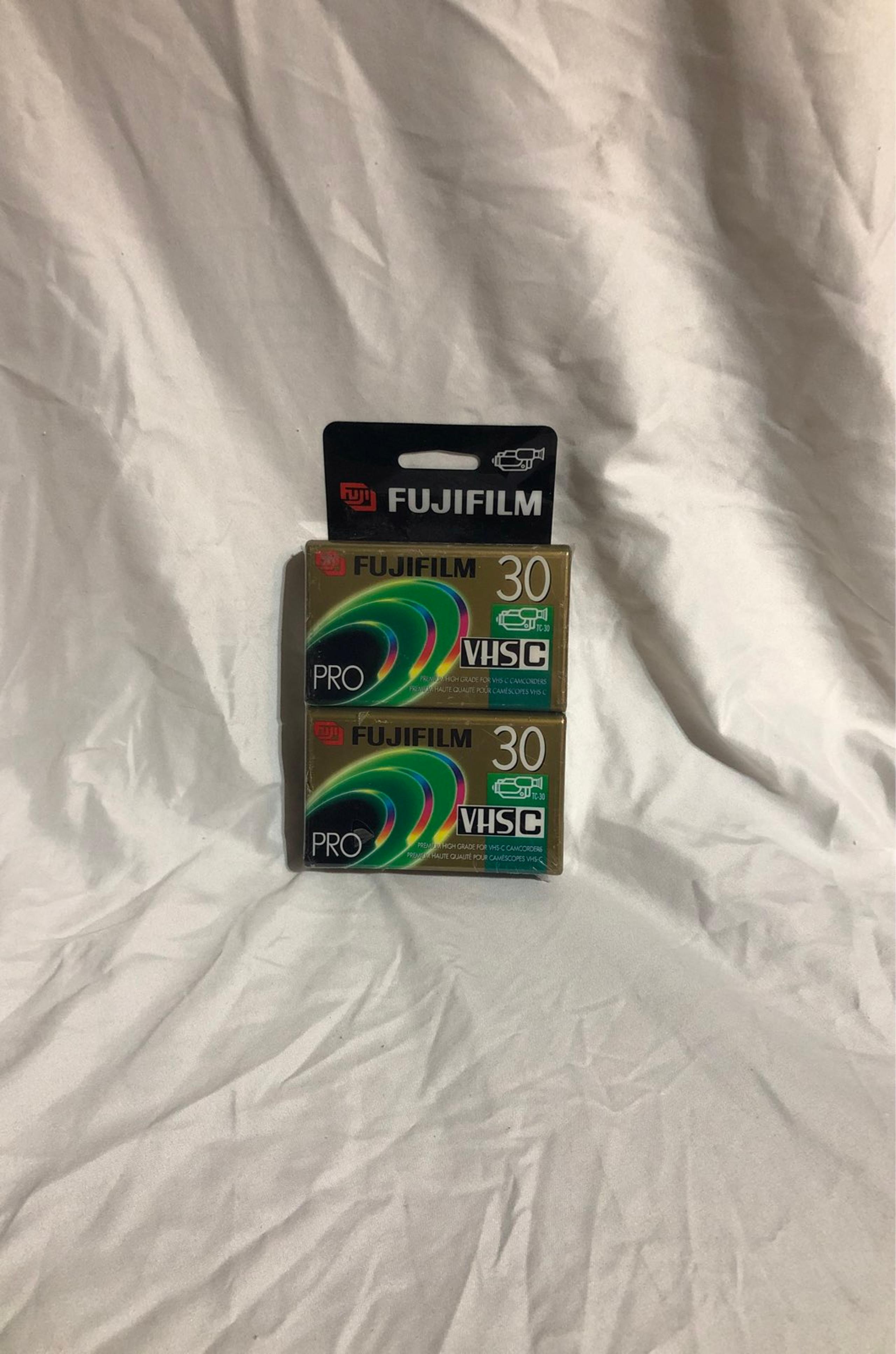 2 Pack Fujifilm Pro VHS-C TC-30