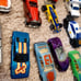 Vintage Hotwheels Cars with carrying cas