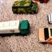 Vintage Hotwheels Cars with carrying cas