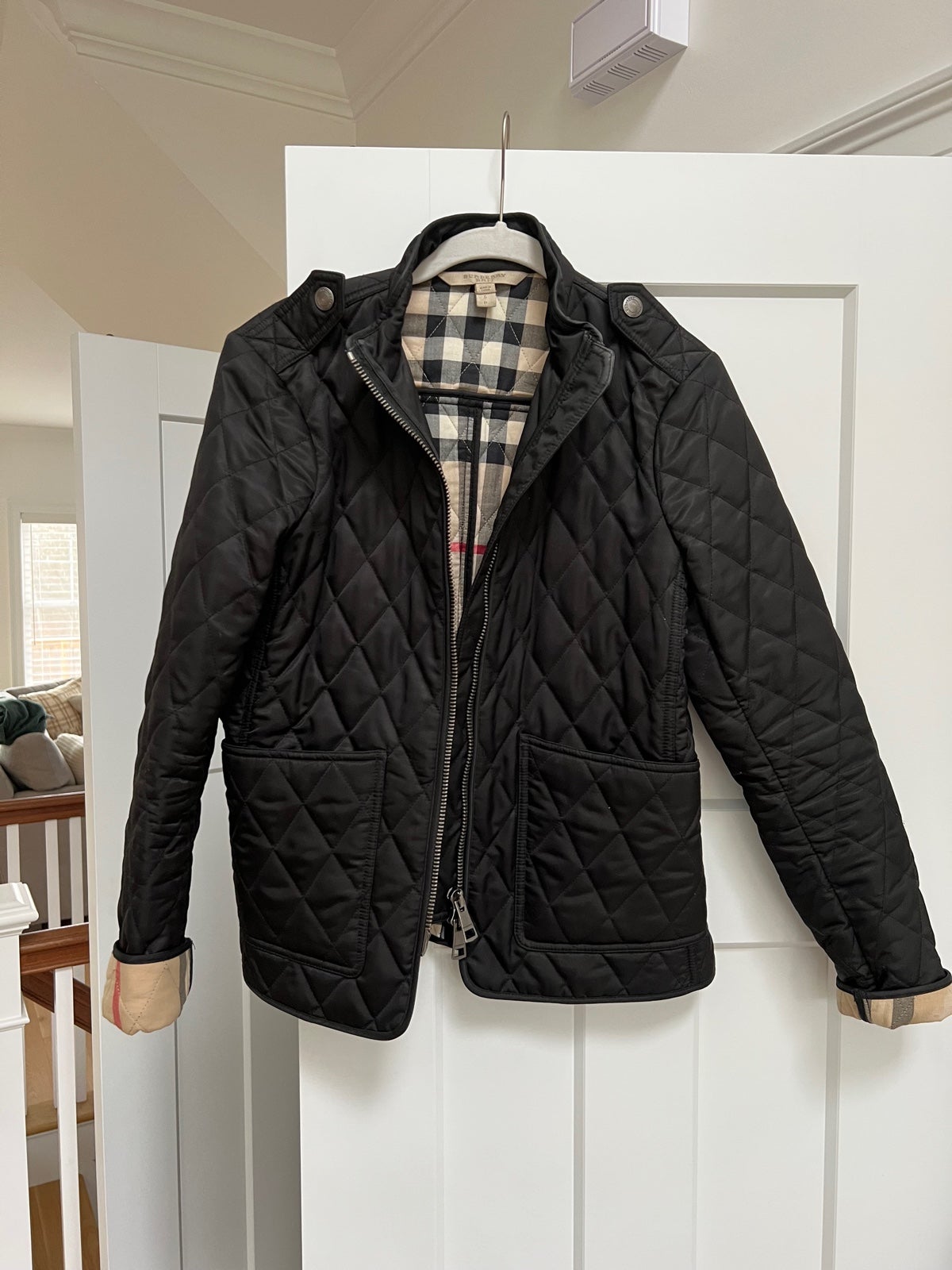 Burberry quilted jacket