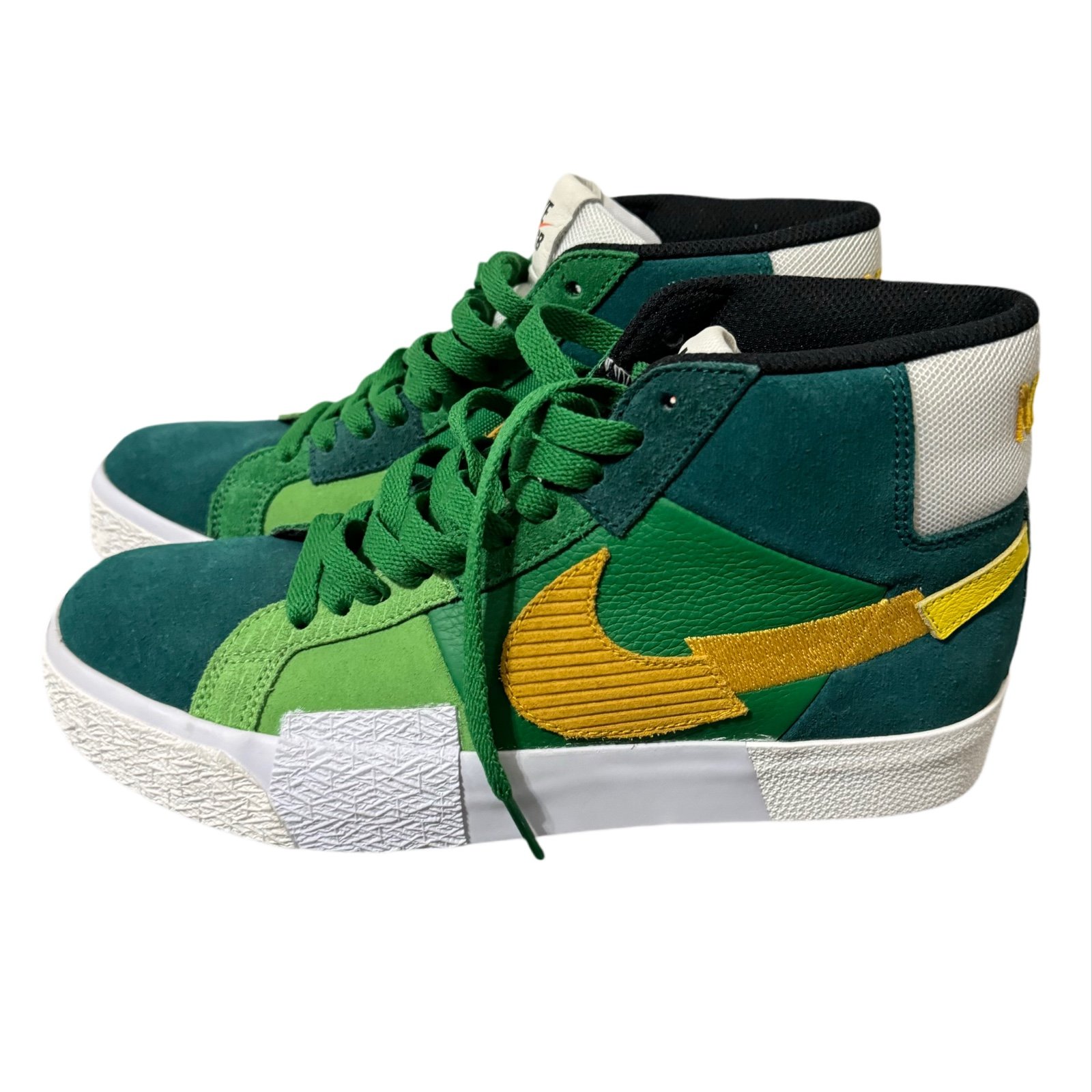 Nike SB Zoom Blazer Mid Premium Mosaic Pack Aloe Verde Men Size 5 Women Size 7