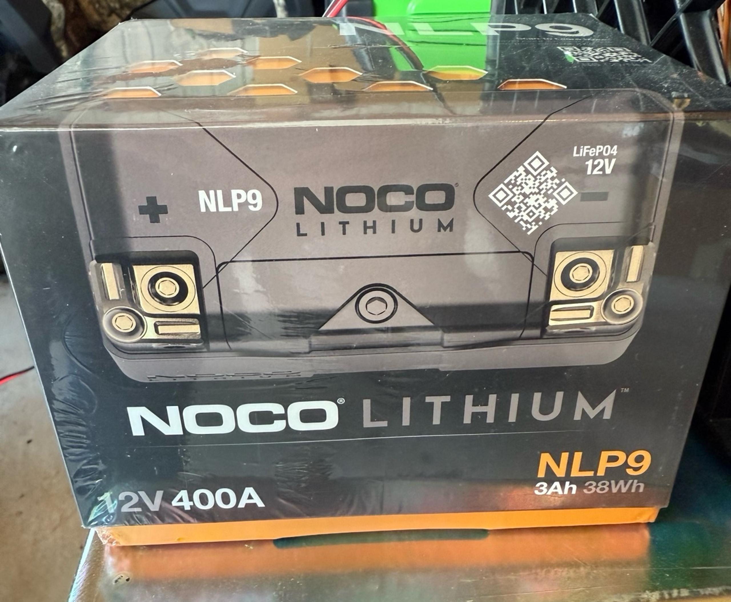 NOCO NLP9 12V 400A Lithium Powersport Battery