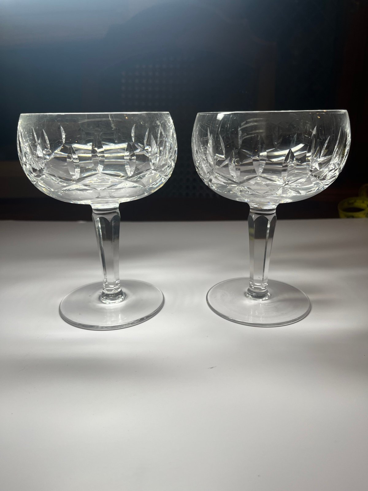 Pair of Waterford glasses