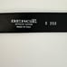 Berge Genuine Leather Snake Skin Belt Brown/Black Made in Italy Size S