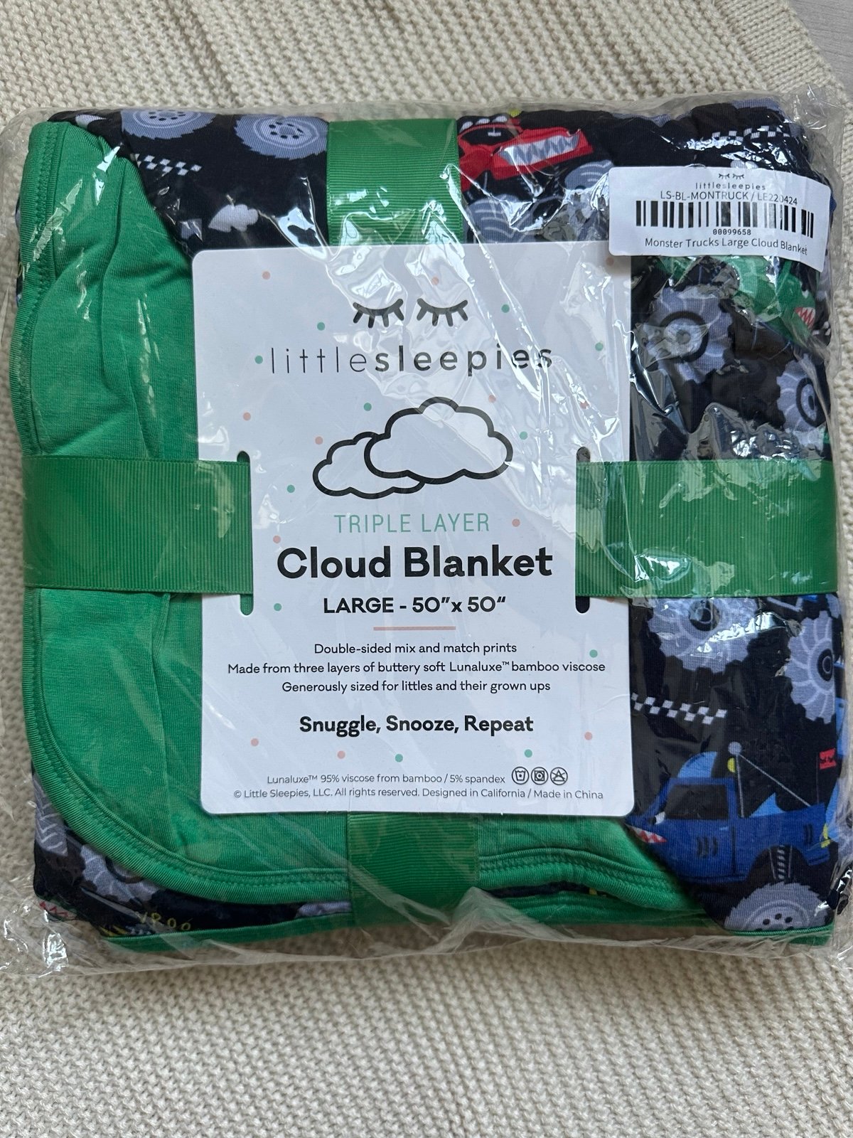 Little sleepies cloud monster truck