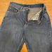 Vintage Anchor Blue Baggy Loose Casual Skater Y2K Denim Jeans Trousers Men 31x30