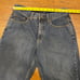 Vintage Anchor Blue Baggy Loose Casual Skater Y2K Denim Jeans Trousers Men 31x30