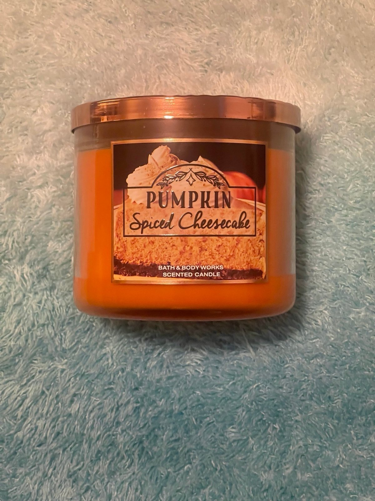 Bath & Body Pumpkin Spiced Cheesecake Candle