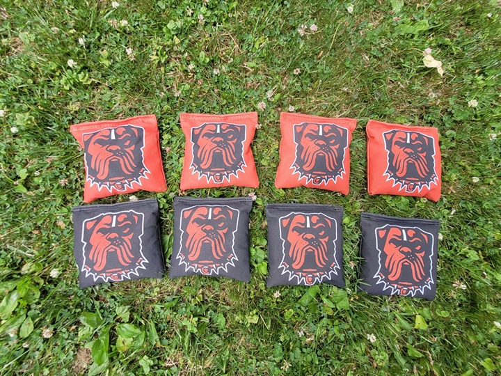Dawg Face Cleveland Cornhole Bags Regulation Bags
