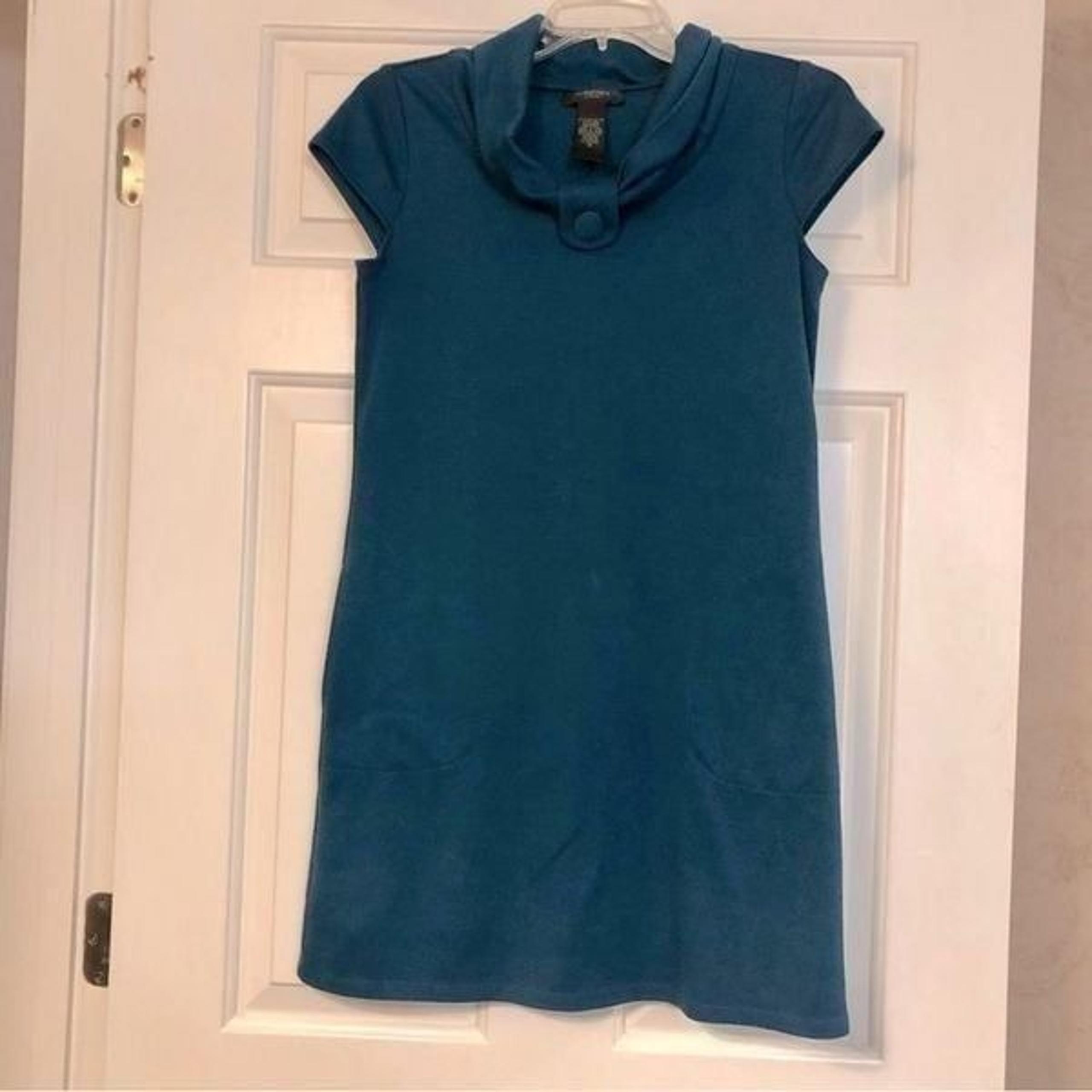 Alyn Paige New York Turquoise Midi Women’s Dress Size Medium