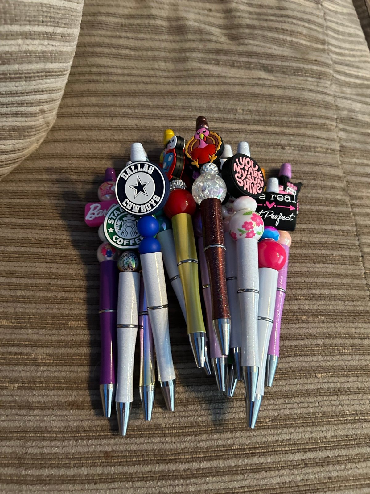 New Lot of 15 Handmade Beaded Pens