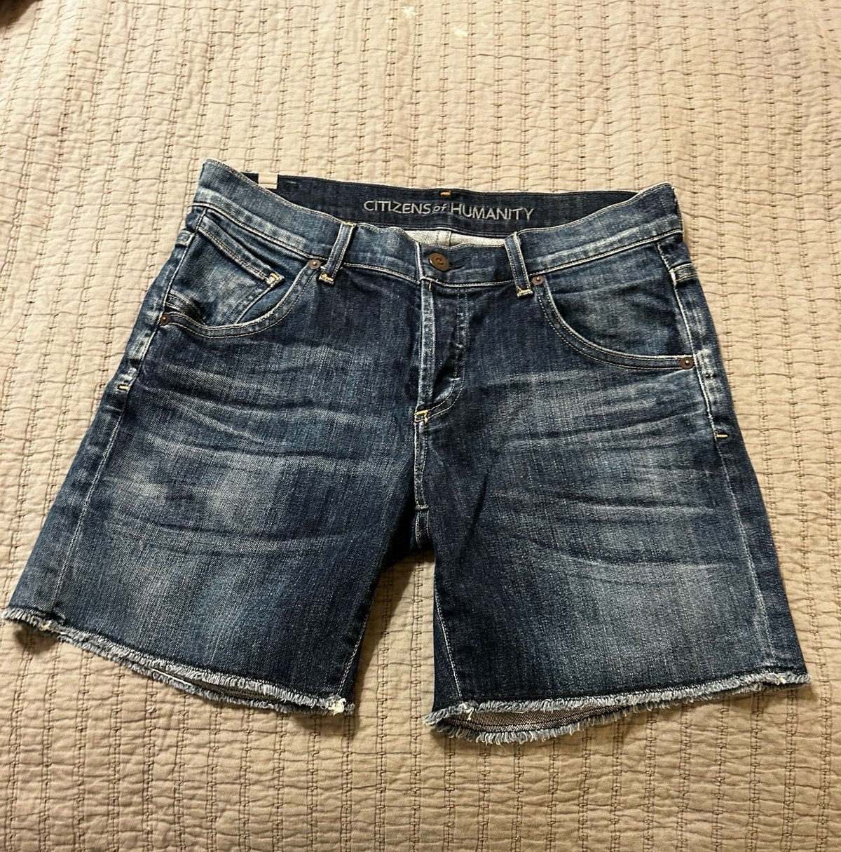 Citizens of Humanity Skyler Button Fly Jean Shorts 25