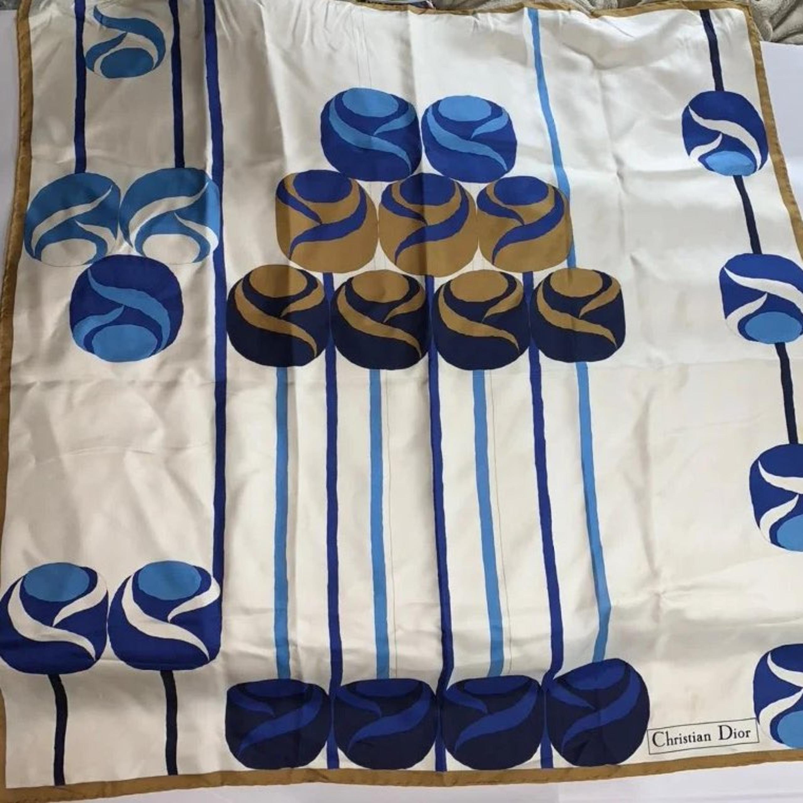 vintage CHRISTIAN DIOR silk scarf