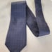 Givenchy Paris Navy 100% Silk Necktie Logo Monogram Print Men’s Tie
