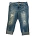 NEW Torrid Crop Boyfriend Straight Vintage Stretch Mid Rise Jean Plus Size 22