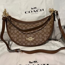 Aria Shoulder Bag In Signature Jacquard COACH