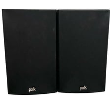 Polk Audio T15 Home Theater Bookshelf Pair Speakers Black 8 Ohms 100 Watts Wired