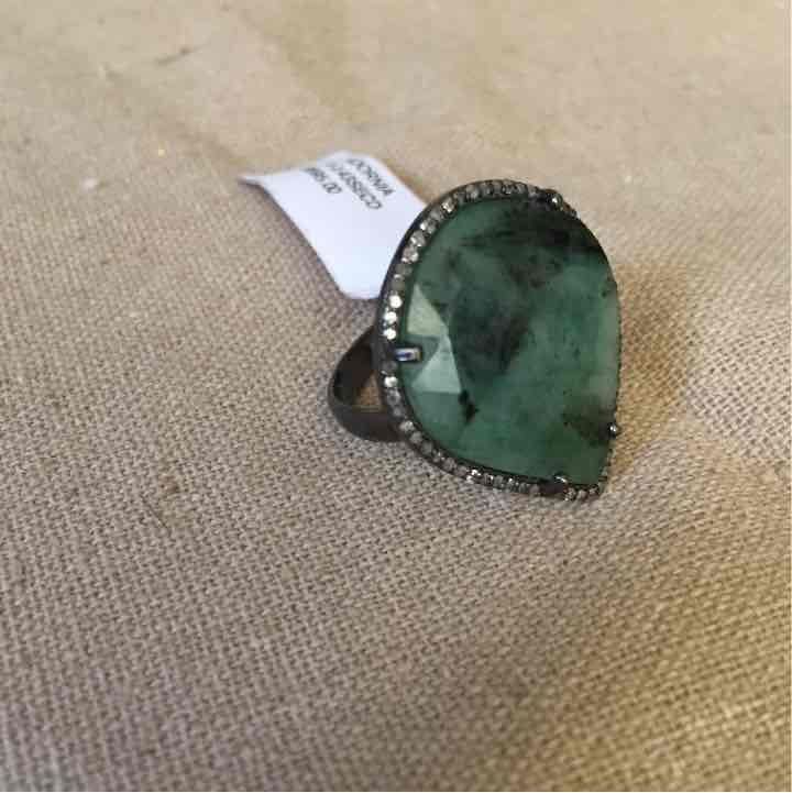 Adornia .75 Champagne diamonds