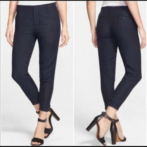 VINCE Cupro Cotton Jogger Pant Trouser | Black | Women’s Size 4