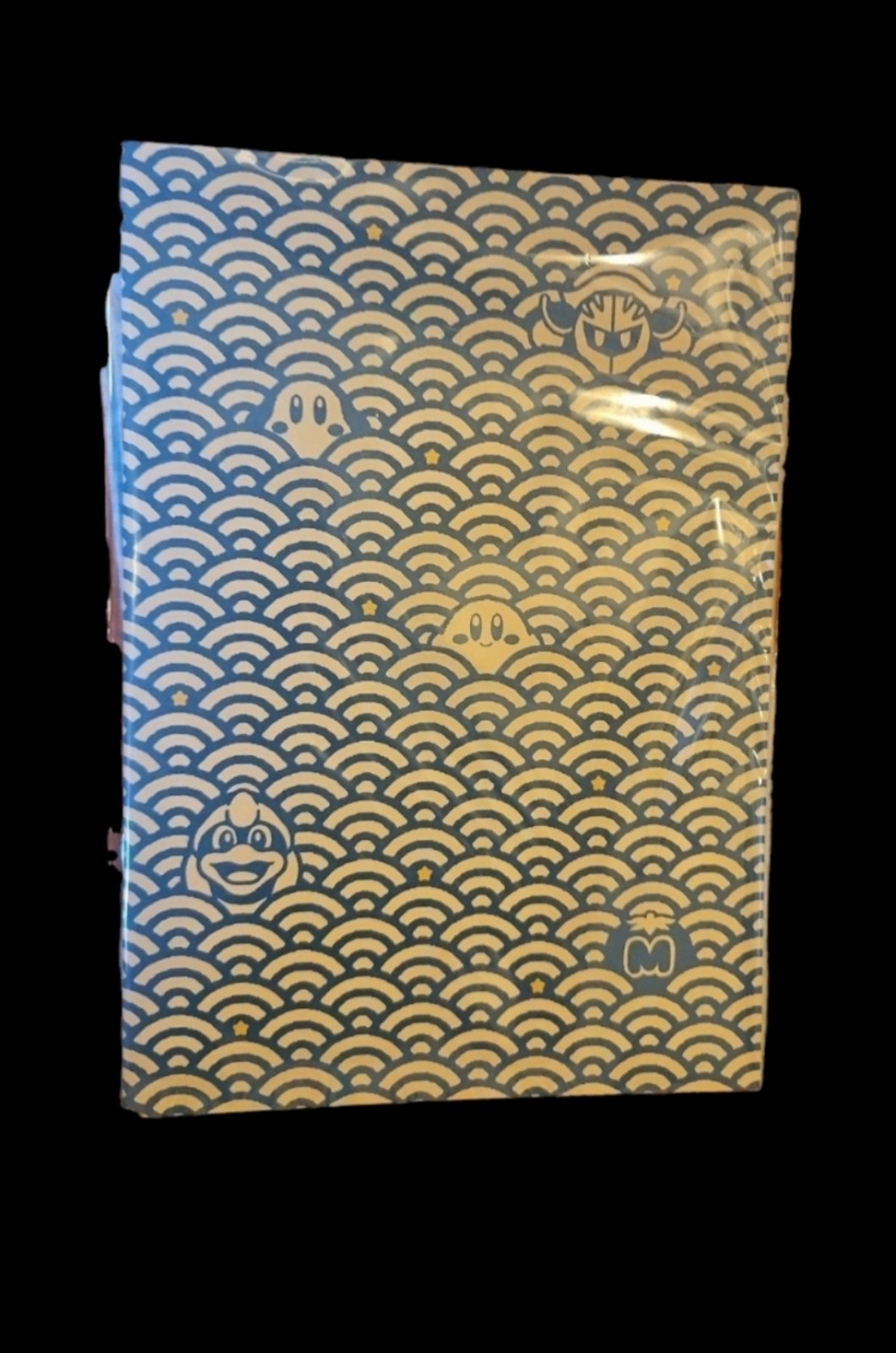 Kirby Fuwa Fuwa Wave Japanese Pattern notebook RARE approx 8.4X6in NWT SEALED